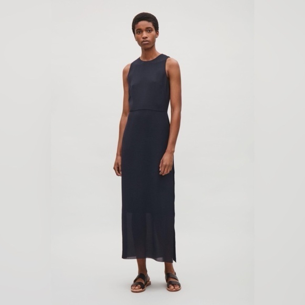 COS Long Sleeveless Dress Size 34/XS